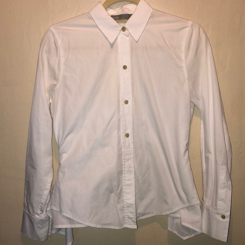 Vince Crisp white button down top